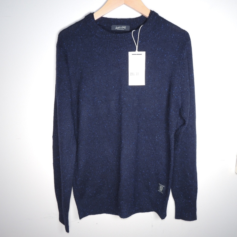 Scotch & Soda | Navy Blue Nepped Sweater